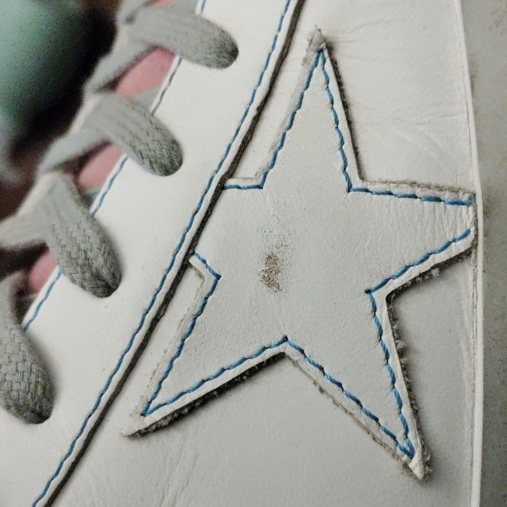 Golden Goose"Superstar" Distressed White Leather/Pink Suede Trainer Sneakers - Picture 8 of 16